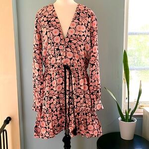 Reiss January Floral Print Flip Dress - Size 2 - NWT